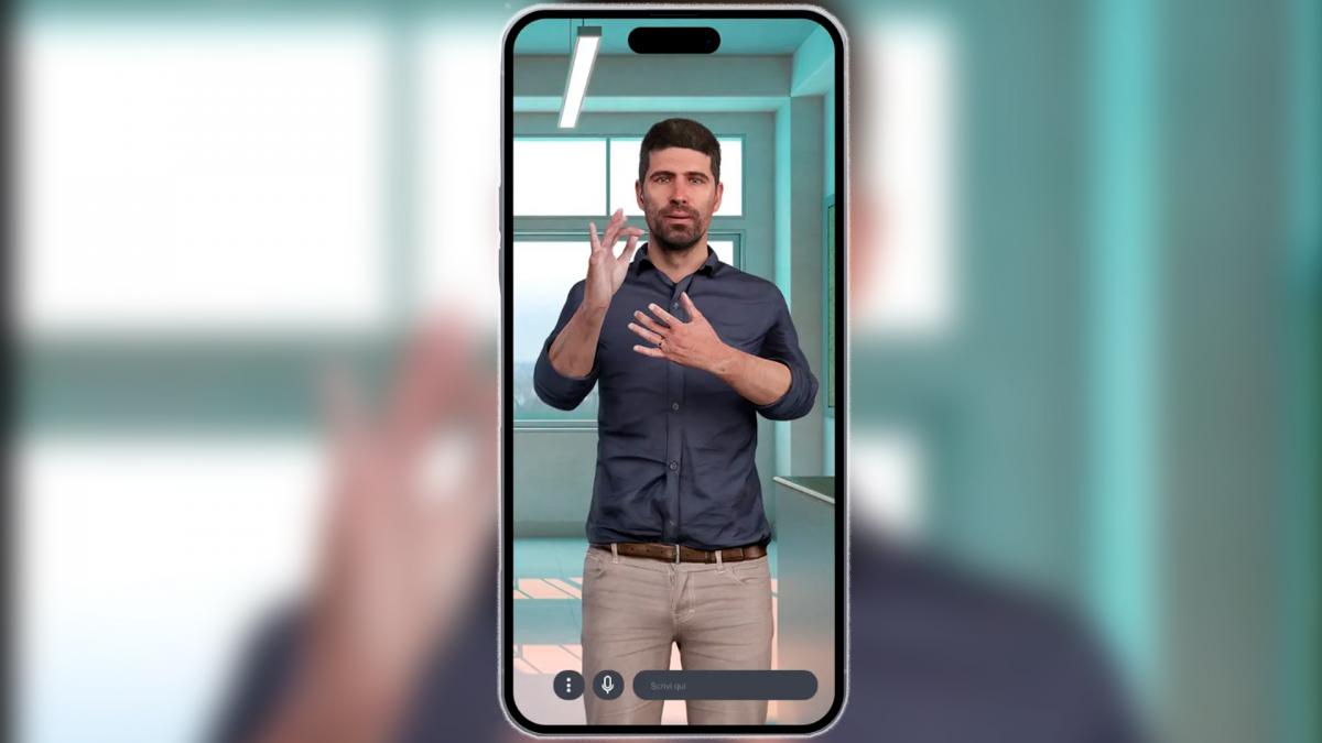 En Italia han desarrollado un avatar que utiliza lenguaje de signos para comunicarse.