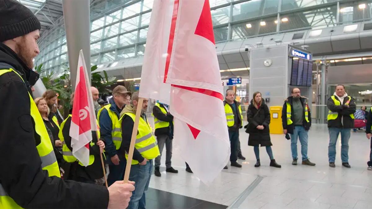 La huelga en los aeropuertos de Alemania se intensifica: se cancelan vuelos y se anticipan nuevas medidas.