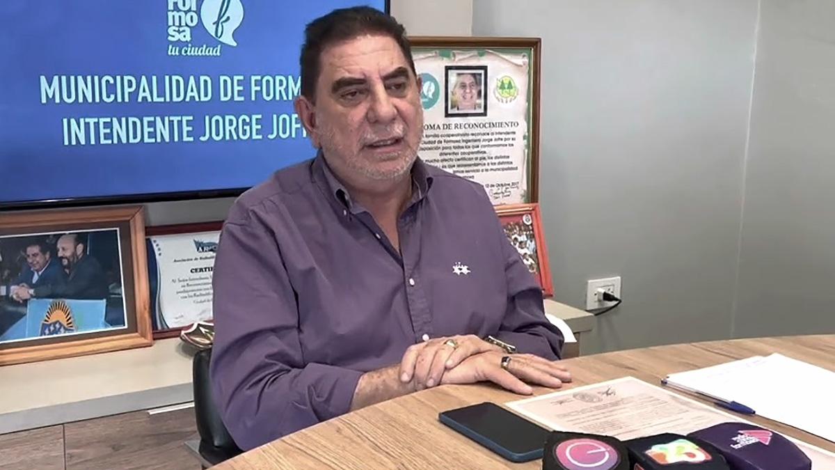 El intendente de Formosa solicitó al Gobierno que revierta lo que consideró como una 