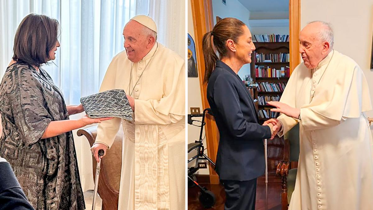 El Papa recibió a ambas candidatas presidenciales de México.