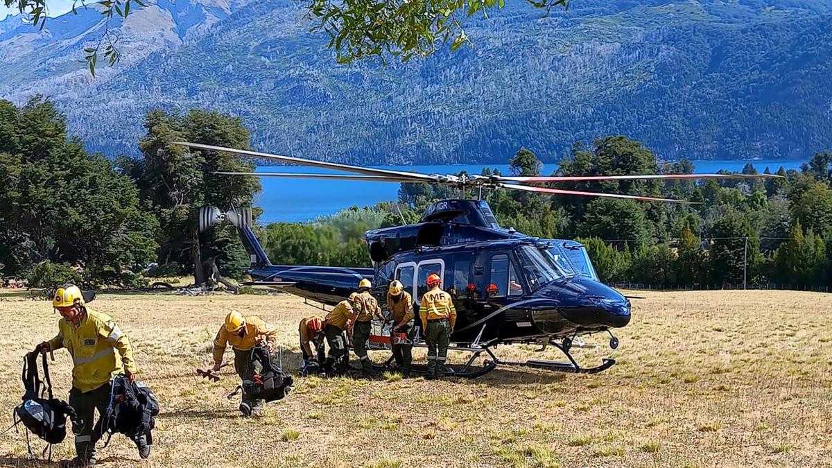  El incendio sigue activo en el Parque Nacional Los Alerces 